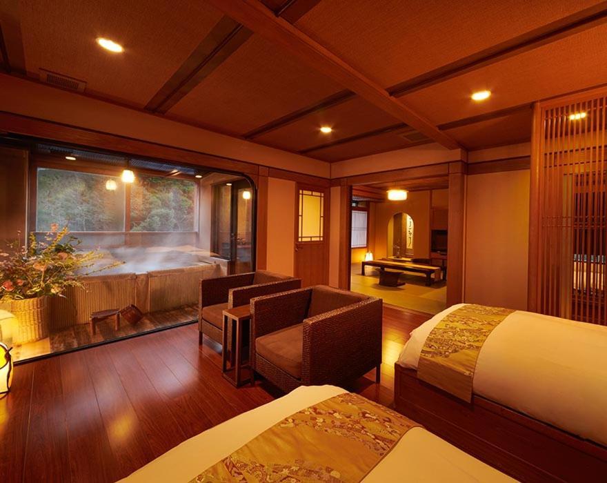 Mansuirou Hotel Misasa Ngoại thất bức ảnh